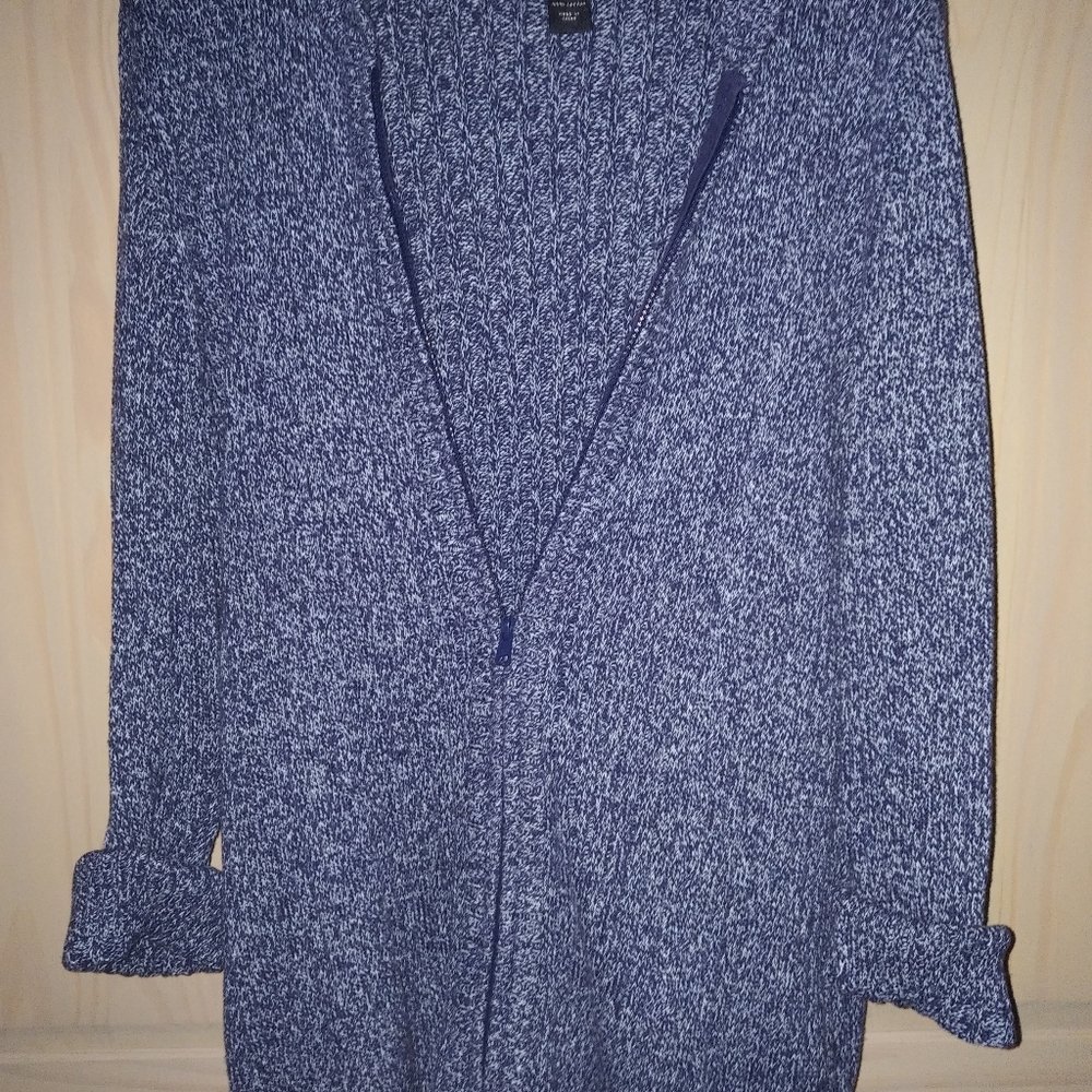 Hooded Zip Front sweater